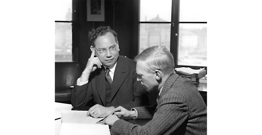 Albin Johansson och Eskil Sundahl.