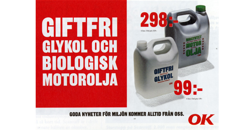 Miljövänliga produkter från OK