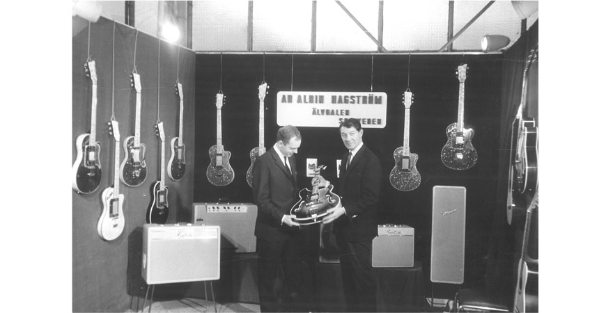 Hagström på Frankfurtmässan 1962