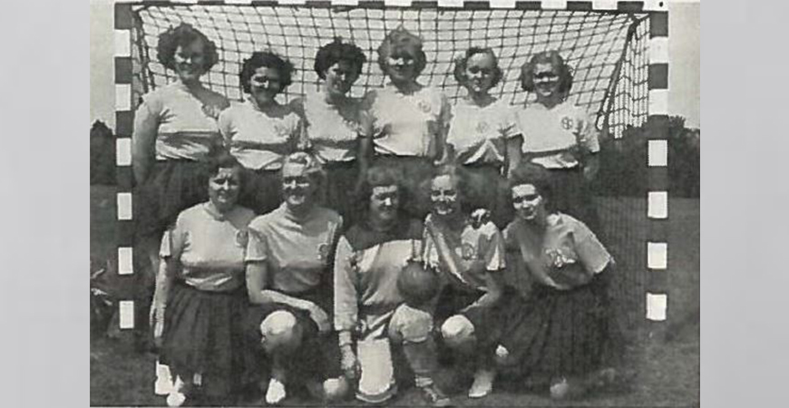 Damhandbollslaget NK Rullan 1952