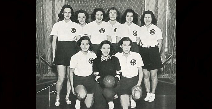 Duktiga handbollsflickor på NK Kompanirullan 1943-2 Huvudbild