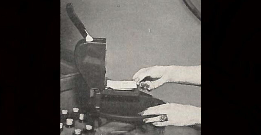 Kontobrickor ersätts av plastkort NK Kompanirullan 1959-3 Huvudbild