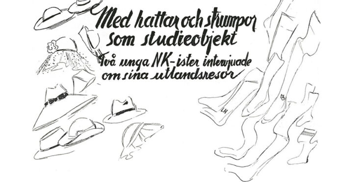 Med hattar och strumpor NK 1937