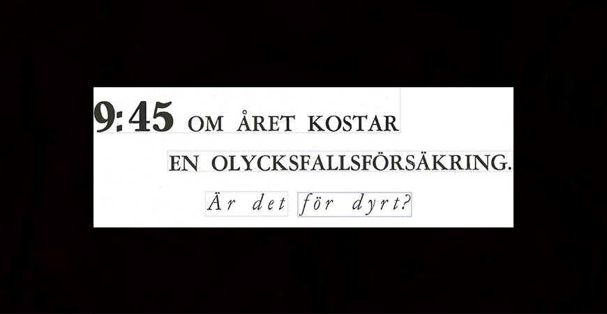 Olycksfallsförsäkring NK Kompanirullan 1937-10-11 Huvudbild