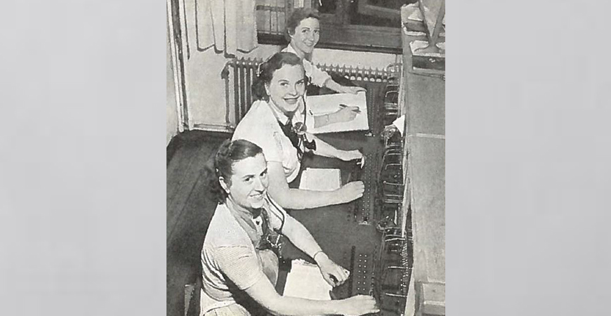 Sätt och vett i telefon Nordiska Kompaniet 1953
