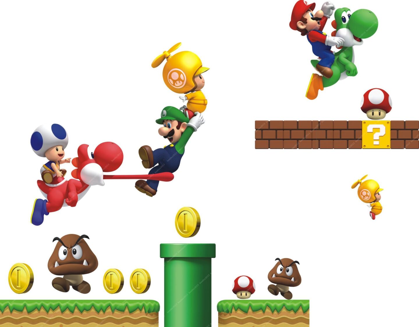 super-mario-bros-cartoon-removable-wall-stickers
