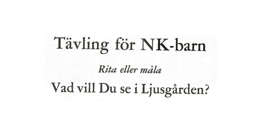 Tävling för NK-barn