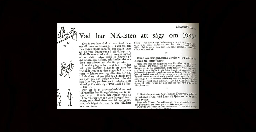 Vad ha NK-isten att säga om 1935 Kompanirullan 1936-1 Huvudbild