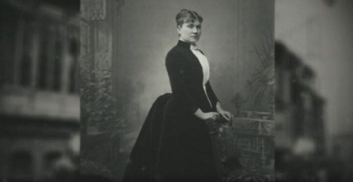 Wilhelmina Skogh och Grand Hôtel.