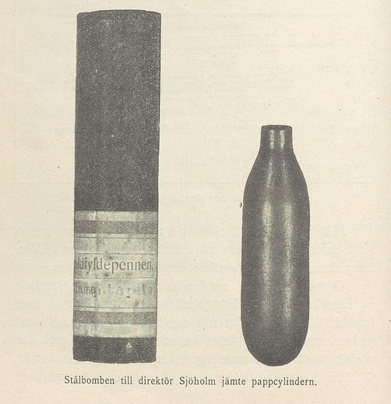 Bild på bomb.