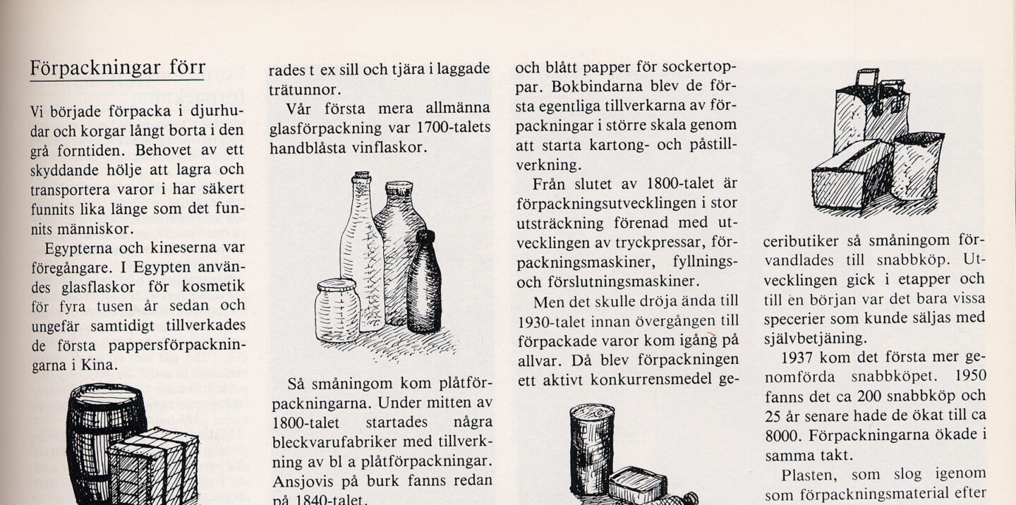 Källa om återvinning från 1980, ur tidningen Form.