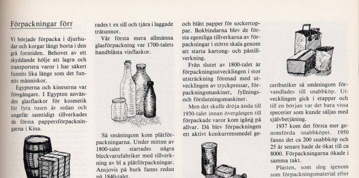 Källa om återvinning från 1980, ur tidningen Form.