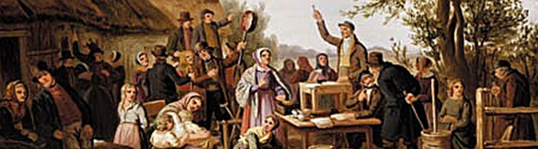 Auktion på 1800-talet.