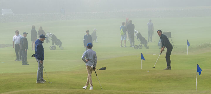 Dimmig golfbana, St. Andrews Links.