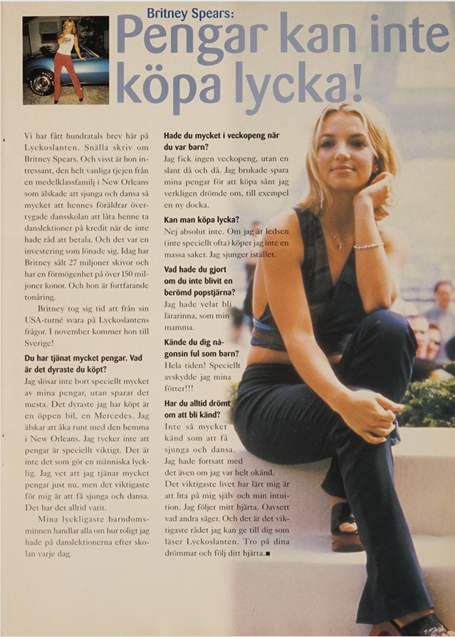 Britney Spears i Lyckoslanten 2000 nr. 3