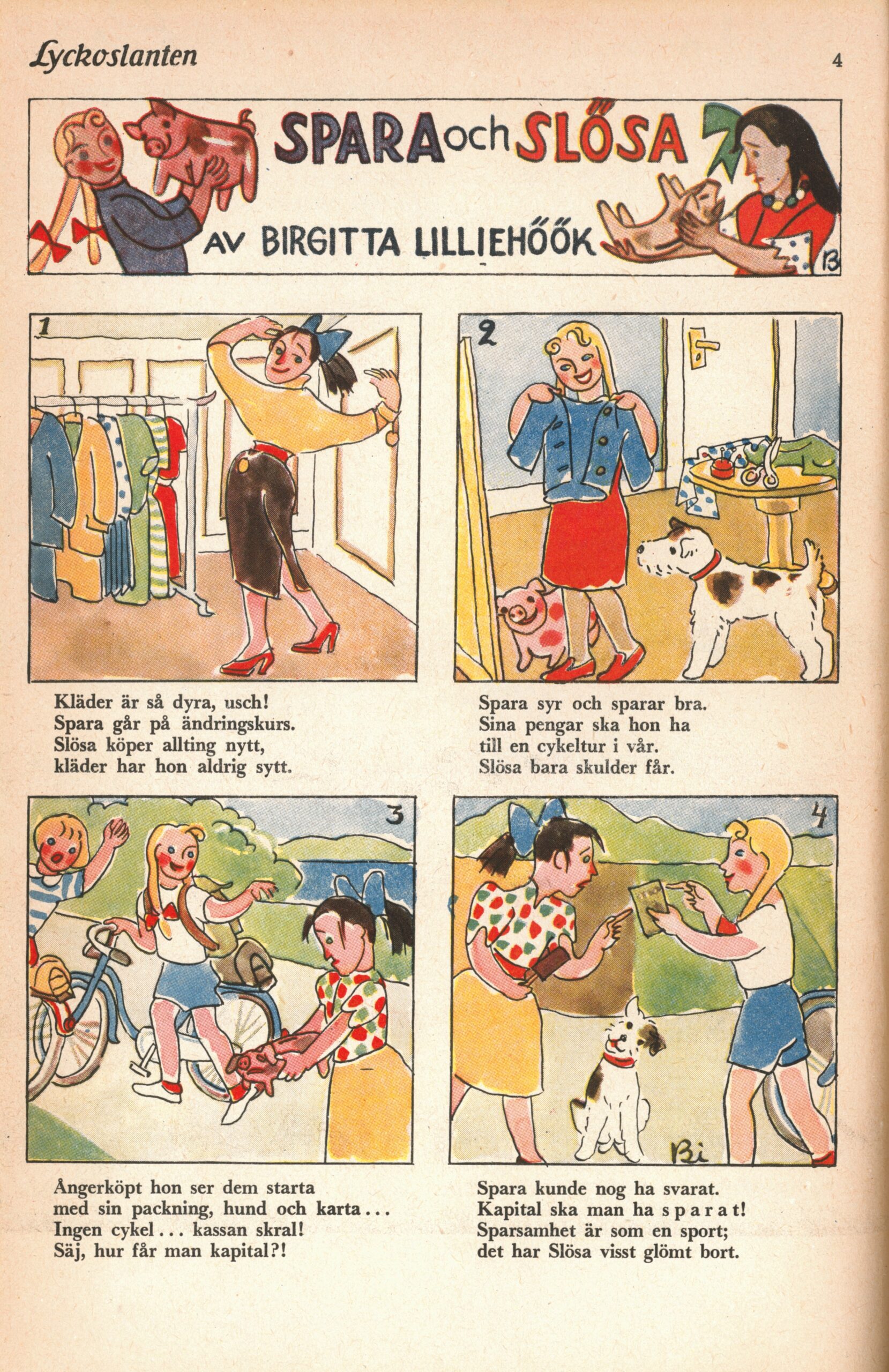 Spara och Slösa från 1953.